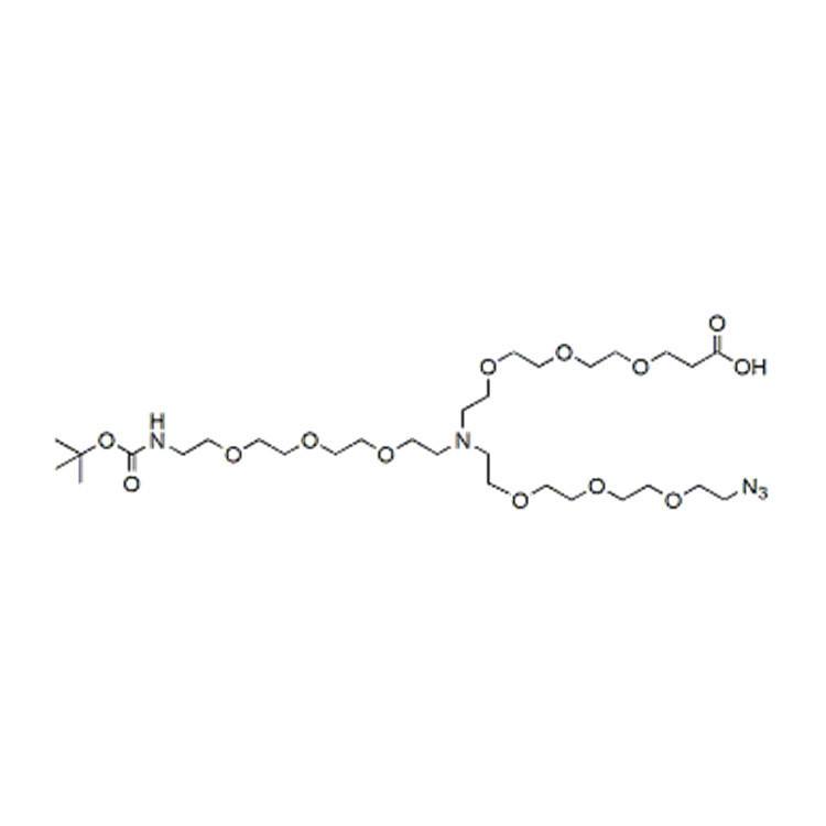 N-(Azido-PEG3)-N-(PEG3-NH-Boc)-PEG3-acid